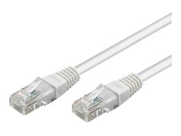 Goobay Kabel krosowy | 68638 CAT 6 U/UTP | PVC AWG 24/7 | Długość kabla: 7,5 m | Biały