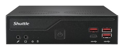 Shuttle DB860 komputer typu barebone Wielkość PC 1.35L Czarny Intel B860 LGA 1851 (Socket V1)