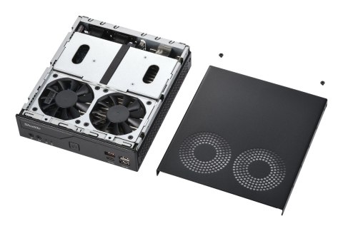 Shuttle DB860 komputer typu barebone Wielkość PC 1.35L Czarny Intel B860 LGA 1851 (Socket V1)