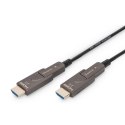 Digitus Hybrydowy kabel światłowodowy 4K AOC HDMI z 10m odłączanym wtykiem