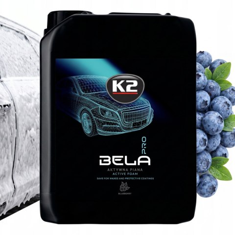 K2 Piana Aktywna BELA PRO Blueberry Neutralne PH Do Mycia Auta 5L D0105