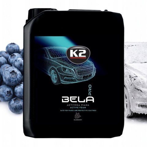 K2 Piana Aktywna BELA PRO Blueberry Neutralne PH Do Mycia Auta 5L D0105