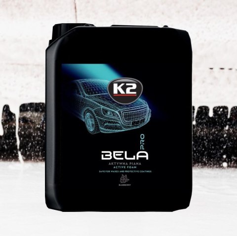 K2 Piana Aktywna BELA PRO Blueberry Neutralne PH Do Mycia Auta 5L D0105