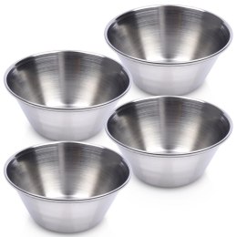 Miseczka na Sos 40 ml Stal Nierdzewna Zestaw 4 szt EXCELLENT HOUSEWARE