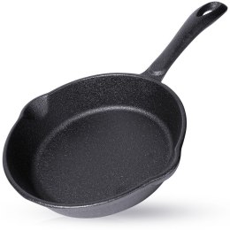 Żeliwna Okrągła Patelnia do Wylewania na Gaz ORION 16 cm