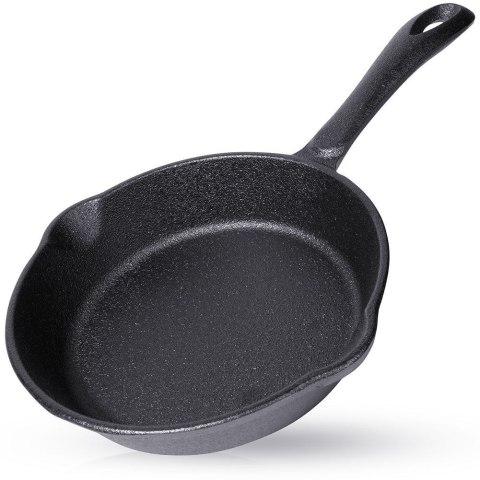 Żeliwna Okrągła Patelnia do Wylewania na Gaz ORION 16 cm