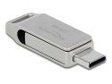 DeLOCK Pendrive USB-C + Typ-A 5 Gbps 128 GB - metalowa obudowa