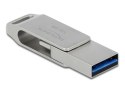 DeLOCK Pendrive USB-C + Typ-A 5 Gbps 128 GB - metalowa obudowa