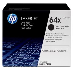 HP (CC364XD) No 64XD HP64XD HP 64XD Dwupak wkład (CC364XD)