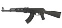 Karabinek AEG Cyma AK47 Tactical Black kal. 6mm (Komplet z Aku i ładowarką)