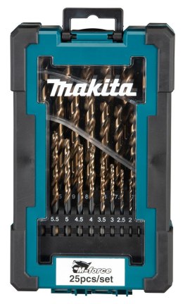 ZESTAW WIERTEŁ HSS TYTAN M-FORCE DO METALU 1.0-13MM 25 SZT.