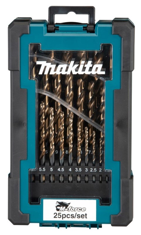 ZESTAW WIERTEŁ HSS TYTAN M-FORCE DO METALU 1.0-13MM 25 SZT.