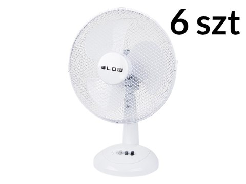 44-068# Wentylator biurkowy 12"/30cm 40w biały op.