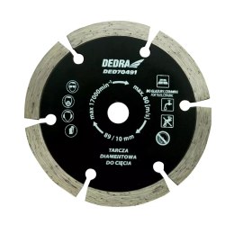 Tarcza diamentowa 89x10x1,2x1,8x7x6t do ded7049, do ceramiki