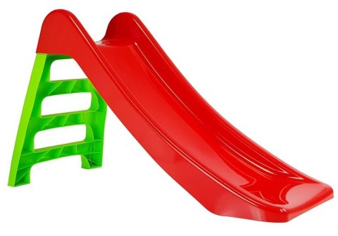 Zjeżdżalnia Ogrodowa dla Dzieci 3-Stopniowa Drabinka Czerwona 116cm 428