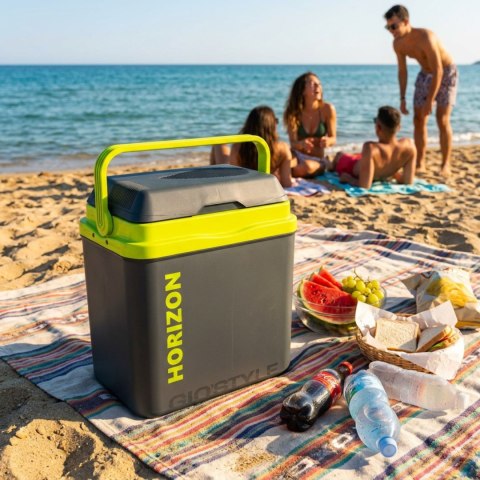 Lodówka GIO STYLE 26L Antracytowa Zielony Akcent Kamai