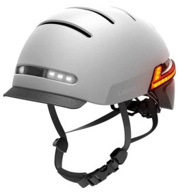 EFBE-SCHOTT Kask miejski Bluetooth 57-61 cm LED/SOS/Intercom szary BH51NEO-L-GRY