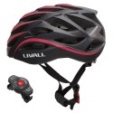 LIVALL Kask szosowy Bluetooth 55-61 cm LED/SOS/Intercom czerwony BH62NEO-U-BR