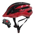 TECHLY Kask rowerowy MTB Bluetooth 54-58 cm LED/SOS/Intercom czerwony MT1NEO-M-RED