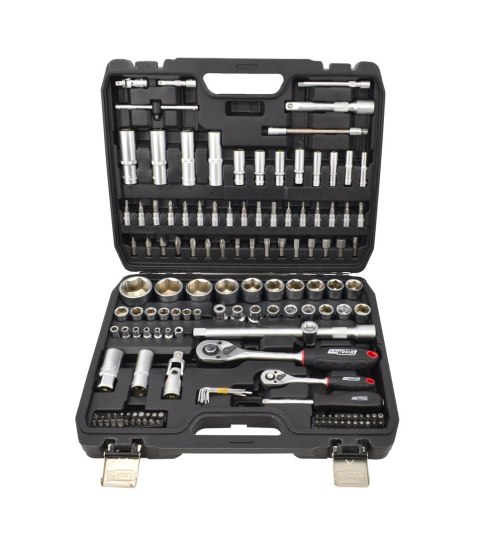 AWTOOLS ZESTAW KLUCZY 144el. 1/2" / 1/4" BLACK LINE