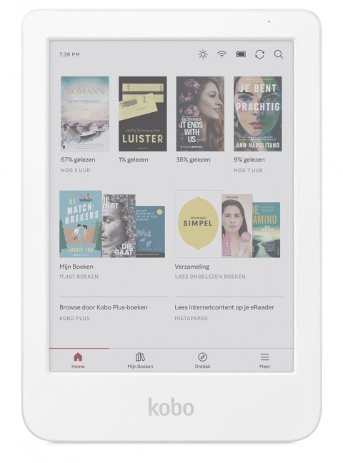 Czytnik E-booków Kobo Clara Colour 6" 16GB Wi-Fi Biały