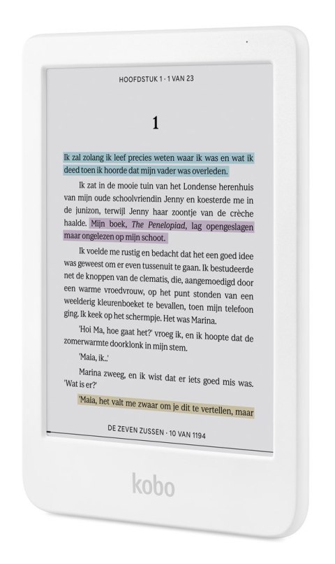 Czytnik E-booków Kobo Clara Colour 6" 16GB Wi-Fi Biały