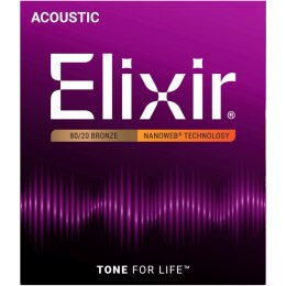 Elixir 11002 Extra Light (10-47) NW - Struny do gitary akustycznej