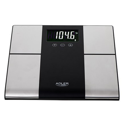 Adler Adler Bathroom scale with analyzer AD 8165 Maximum weight (capacity) 225 kg, Accuracy 100 g, Body Mass Index (BMI) measuring, S