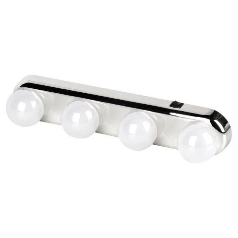 Lampki na lustro 4 LED na przyssawki 30,5 cm