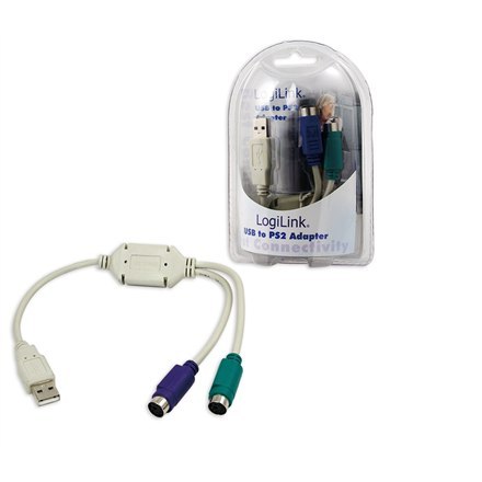 Logilink Logilink 4-pinowy USB typu A | męski | 6-pinowy mini-DIN (styl PS/2) | żeński