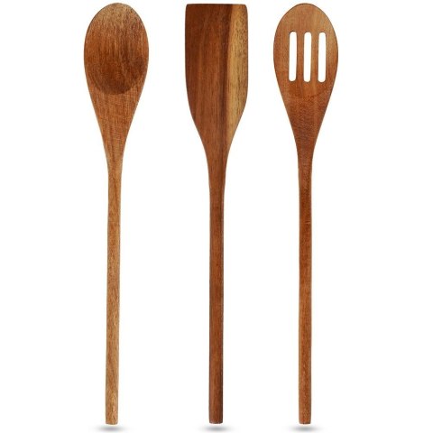 Zestaw Przyborów Kuchennych 3 el. EXCELLENT HOUSEWARE Drewno Akacjowe