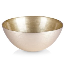Miska Szklana Złota 21 cm 1,7 L Dekoracyjna Mycie Ręczne VILDE