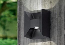 Oprawa ścienna Morino antracyt kinkiet NT LED 2,5W WW 3000K 460LM IP44 odlew aluminiowy