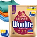 Woolite Żelowe kapsułki do prania z keratyną do kolorów 33 szt
