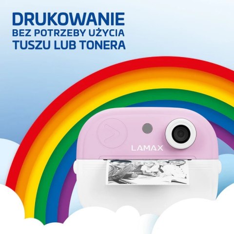 Aparat fotograficzny dla dzieci LAMAX InstaKid2 Play, pink