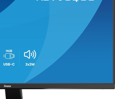 Iiyama ProLite X2793QSU-B1 monitor komputerowy 68,6 cm (27") 2560 x 1440 px Quad HD LED Czarny