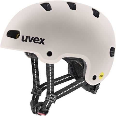 Kask rowerowy dziecięcy UVEX Kid 4 Style MIPS Warm Grey Matt 55-58 cm