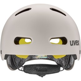 Kask rowerowy dziecięcy UVEX Kid 4 Style MIPS, warm grey matt