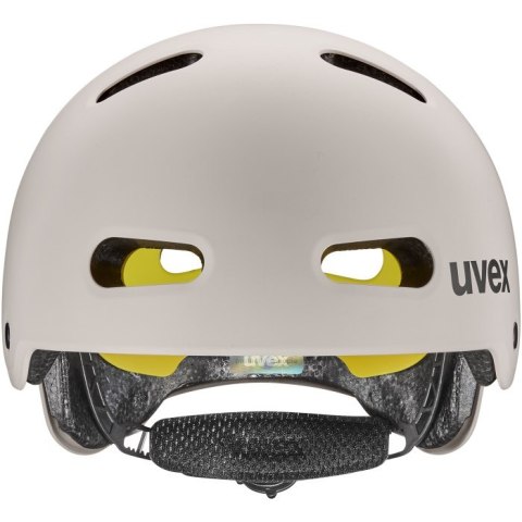 Kask rowerowy dziecięcy UVEX Kid 4 Style MIPS Warm Grey Matt 55-58 cm