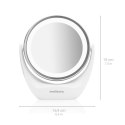 Lustro kosmetyczne Medisana 2w1 CM 835 5-krotne powiększenie | średnica 12 cm | chromowy