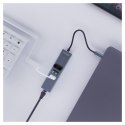 SAVIO AK-57 3-PORTOWY HUB USB-C Z ADAPTEREM RJ-45