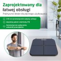 Holistyczna 8-punktowa waga analityczna Medisana BS 850 do 180 kg |VitaDock | pomiar całego ciała | antracytowy