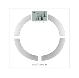 Waga analityczna Connect Medisana BS 444 do 8 użytkowników | Bluetooth | biały