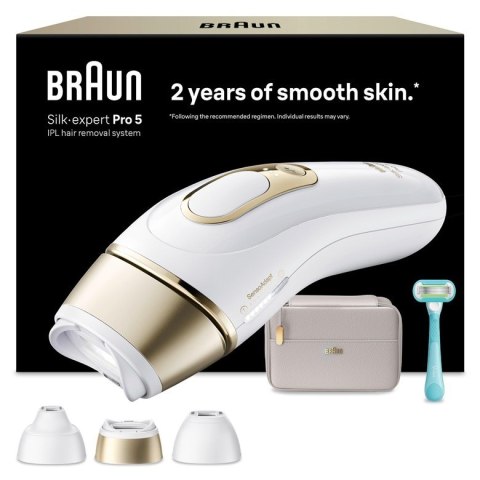 Braun Silk-expert 80851324 środek do usuwania włosów Intensywne światło impulsowe (IPL) Biały, Żółty