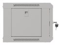 LANBERG SZAFA INSTALACYJNA RACK WISZĄCA 19" 4U 540X350 SZARA DRZWI PRZESZKLONE (FLAT PACK)