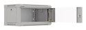 LANBERG SZAFA INSTALACYJNA RACK WISZĄCA 19" 4U 540X350 SZARA DRZWI PRZESZKLONE (FLAT PACK)
