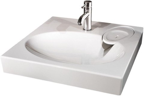 WASHBASIN CLARO+SIPHON+HANGERS 60X60CM