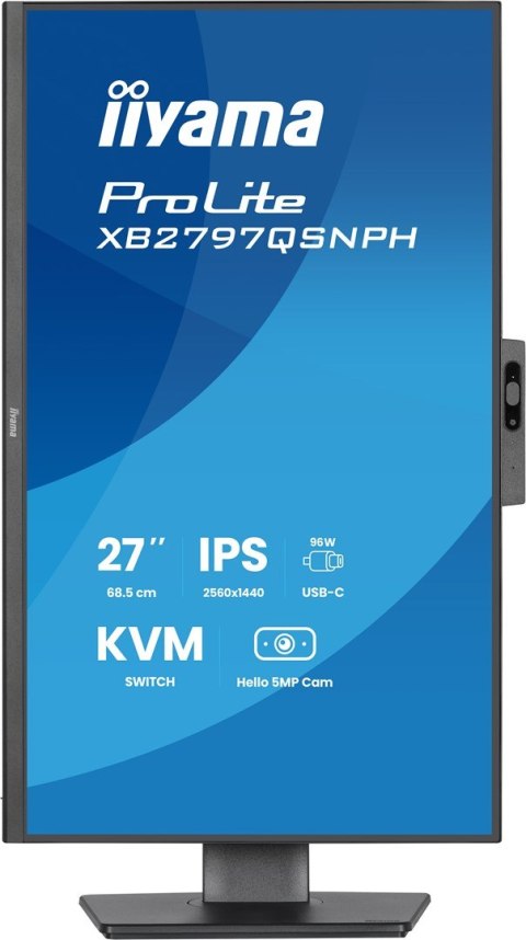 Iiyama ProLite XB2797QSNPH-B1 27IN IPS LCD 4MS 2560X1440 350CD/M2 HDMI/DP/USB 2 monitor komputerowy 68,6 cm (27") 2560 x 1440 px