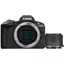 Canon Canon EOS | R50 | Obiektyw RF-S 18-45mm F4.5-6.3 IS STM | Czarny