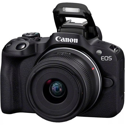 Canon Canon EOS | R50 | Obiektyw RF-S 18-45mm F4.5-6.3 IS STM | Czarny